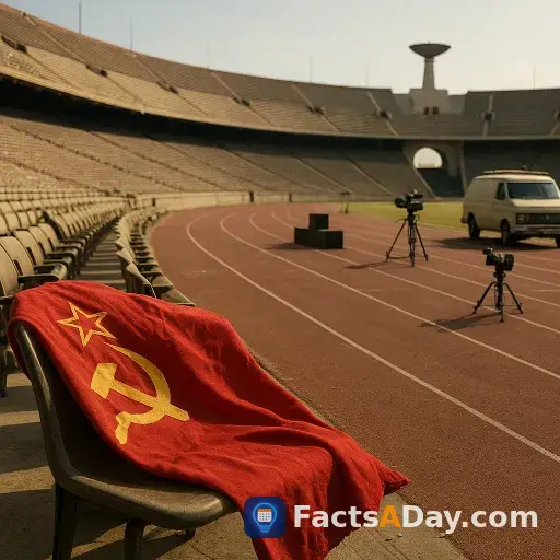 Im Jahr 1984 kündigte die Sowjetunion einen Boykott der Olympischen Spiele in Los Angeles an