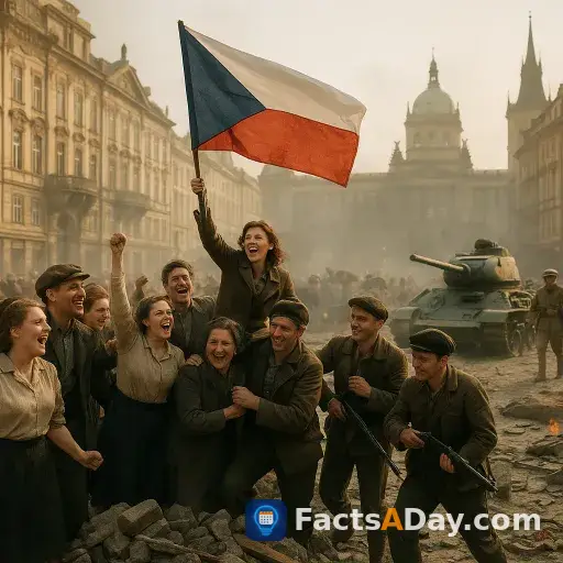 La liberación de Praga en 1945 marcó el colapso final del régimen nazi