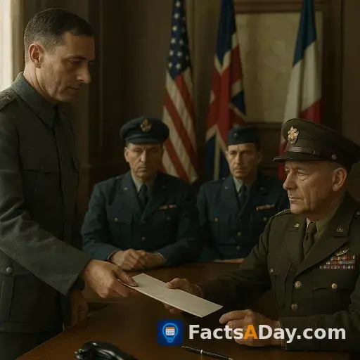 En 1945, la rendición de la Alemania nazi terminó la guerra en Europa