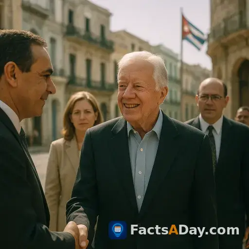 En 2002, Jimmy Carter fue el primer presidente estadounidense en visitar Cuba desde 1928