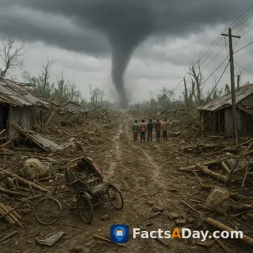 En 1996, une seule tornade massive au Bangladesh a tué plus de 600 personnes en quelques minutes