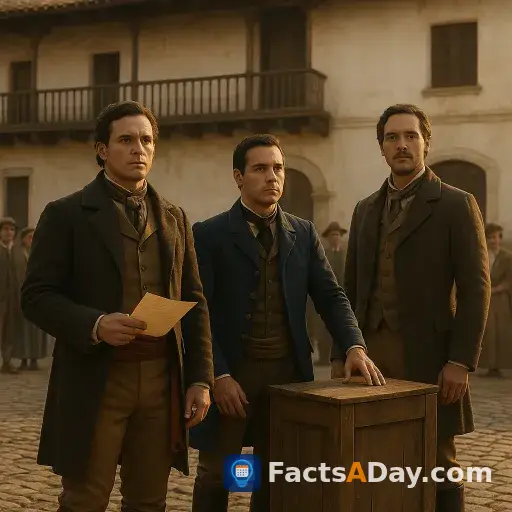 En 1811, tres revolucionarios iniciaron el derrocamiento incruento del dominio español en Paraguay