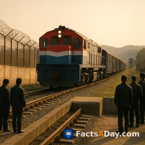 En 2007, varios trenes cruzaron la zona desmilitarizada de Corea por primera vez desde 1953