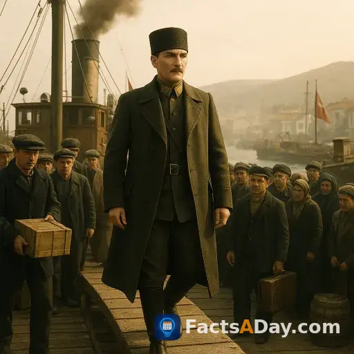 En 1919, un futuro líder llegó a Samsun para iniciar la guerra de independencia turca