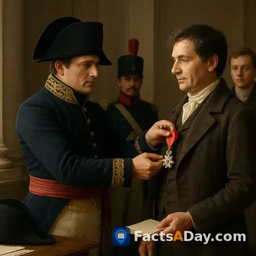 Napoléon Bonaparte crée la Légion d'honneur en 1802 pour récompenser le mérite civil