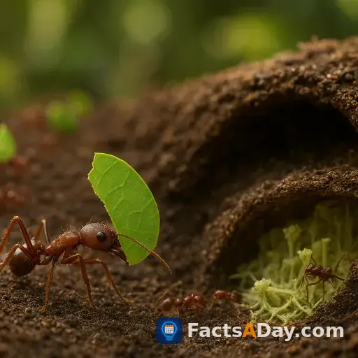 Las hormigas cortadoras de hojas son las pequeñas agricultoras de la naturaleza