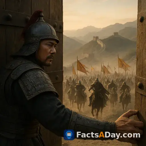 En 1644, un general abrió las puertas de la Gran Muralla para dejar pasar a un ejército invasor