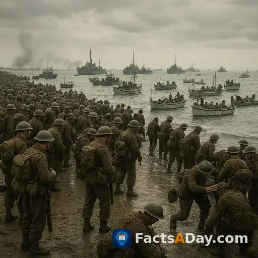 ダンケルクの海岸から33万8000人の兵士を救うため、1940年にダイナモ作戦が開始されました