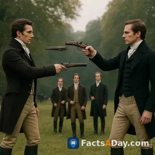 1798年、現職のイギリス首相がライバルと無血のピストル決闘を行いました