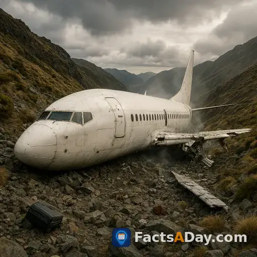 En 1995, un fallo en el tren de aterrizaje causó un trágico choque en la montaña