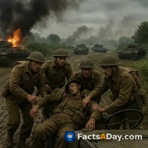 En 1944, una feroz defensa alemana obligó a los británicos a abandonar la Operación Perch