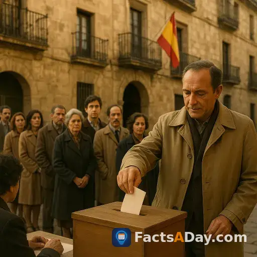 1977年、スペインで数十年の独裁政権を経て初の民主選挙が実施されました