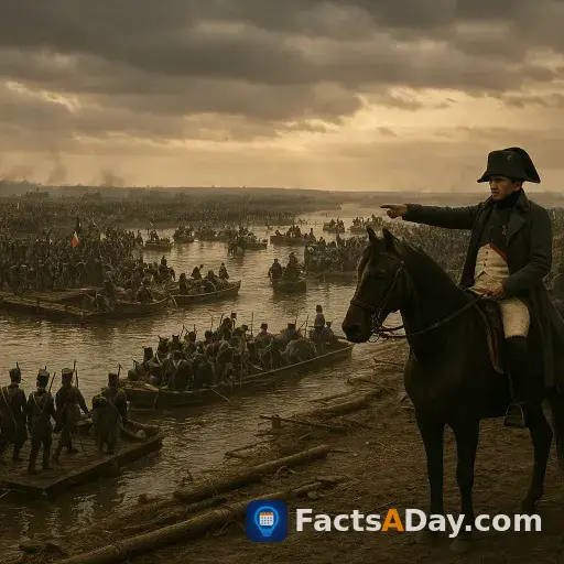 En 1812, el enorme ejército de Napoleón cruzó un río para iniciar una invasión condenada al fracaso