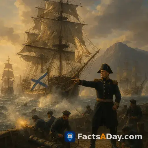 En 1807, la victoria naval de un almirante ruso terminó con el dominio de la flota otomana