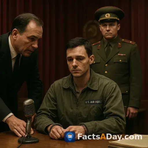 En 1960, la Unión Soviética acusó de espionaje a un piloto estadounidense capturado