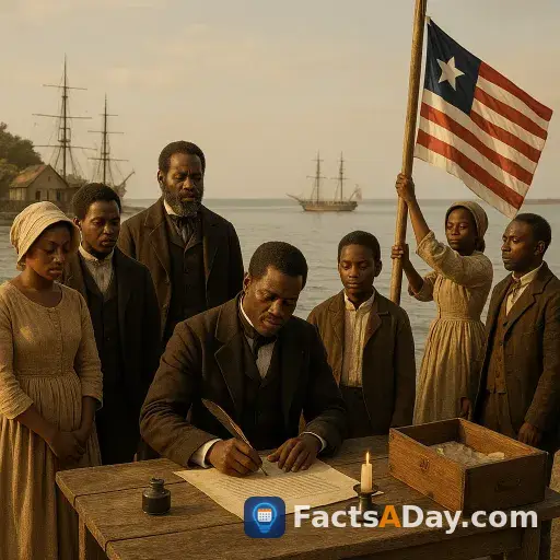 En 1847, Liberia se convirtió en la primera república moderna de África en declarar su independencia