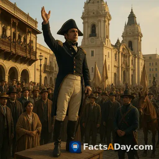 En 1821, un libertador declaró la independencia del Perú en el corazón de Lima