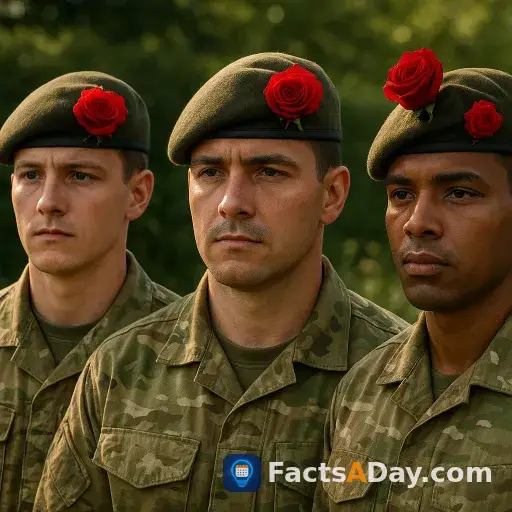 Les soldats britanniques portent des roses chaque 1er août pour honorer une victoire de 1759