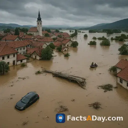 The most devastating floods in Slovenia's history began on this day in 2023