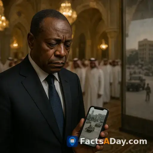 Un golpe militar en 2005 derrocó al presidente de Mauritania durante un funeral real