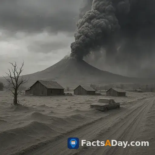Une éruption volcanique au Chili a recouvert 150 000 km² de cendres en 1991