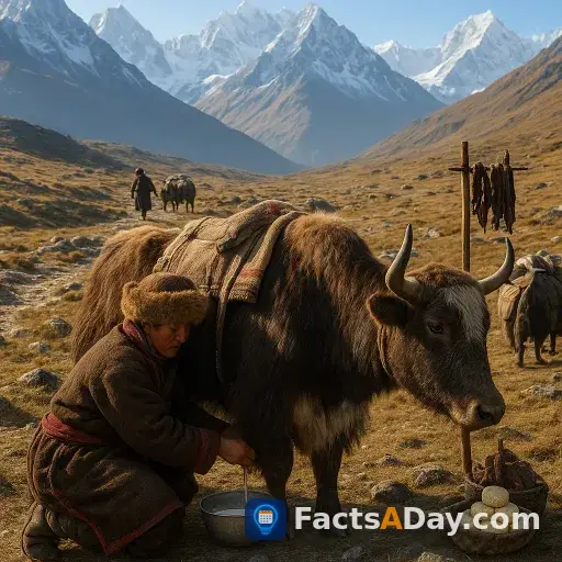 Yaklar himalayalar'da hayatta kalmak için çok önemlidir
