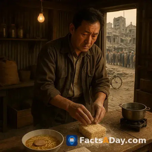In 1958, a bankrupt businessman invented instant ramen to end post-war hunger