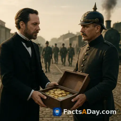 En 1873, Francia pagó finalmente una deuda masiva para terminar con la ocupación militar alemana
