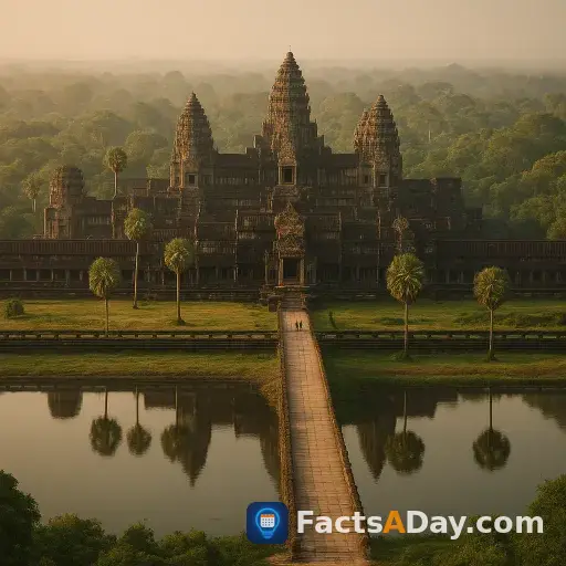 Der Tempelkomplex Angkor Wat umfasst 400 Hektar