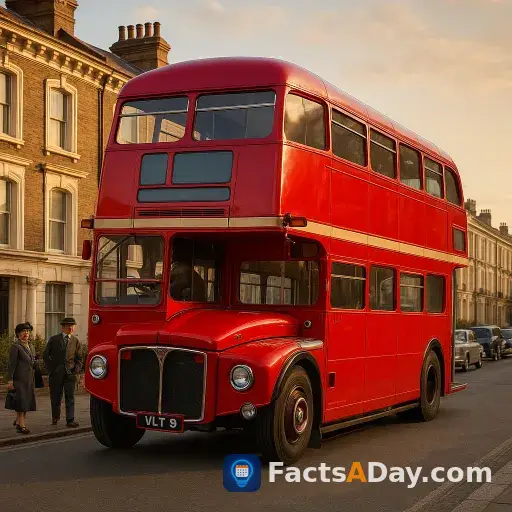 The iconic red Routemaster bus first hit the streets of London in 1954