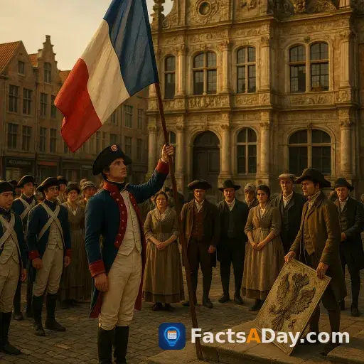 En 1795, la Francia revolucionaria anexó oficialmente el territorio que hoy es Bélgica
