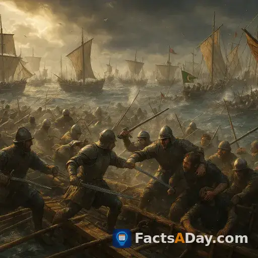 Una batalla naval masiva en 1571 fue la última vez que los imperios lucharon solo con galeras