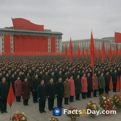 北朝鮮は数十年にわたり国を統治する党の1945年の結党を祝います