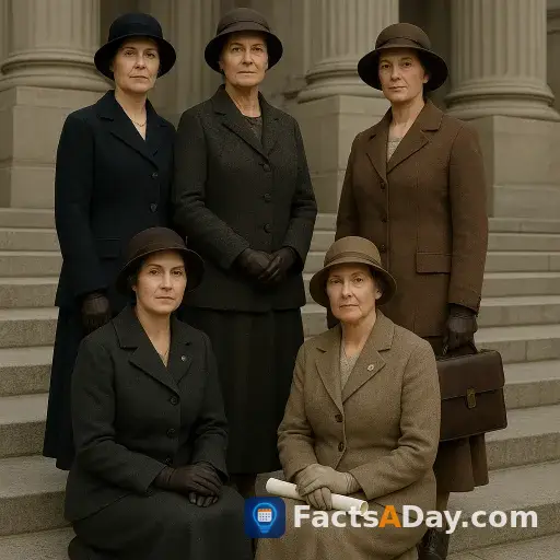 En 1929, cinco mujeres ganaron una batalla legal para definir a las mujeres como personas bajo la ley canadiense