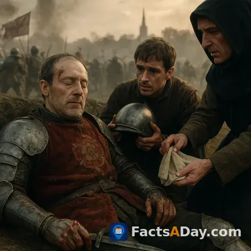 En 1513, un noble inglés murió durante la campaña del rey Enrique VIII en Francia