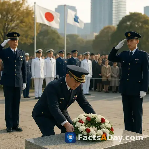 Japón estableció un día en 1966 para honrar la misión única de su ejército de posguerra