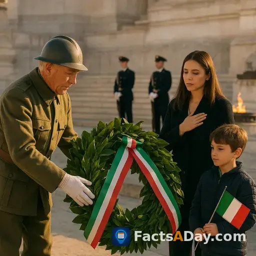 イタリアは、国家統一を完成させた1918年の勝利を記念してこの日を祝います