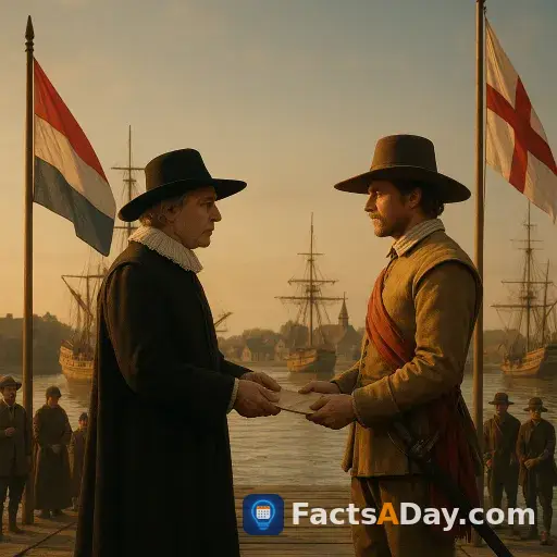 En 1674, un tratado de paz hizo que los holandeses cedieran Nueva York a Inglaterra