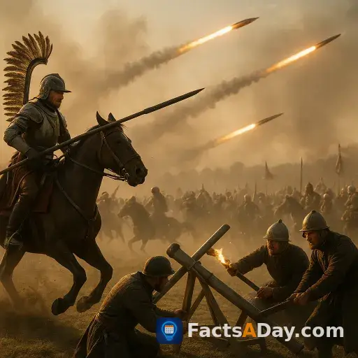 En 1673, los primeros cohetes militares ayudaron a las fuerzas polacas a vencer a un gran ejército otomano