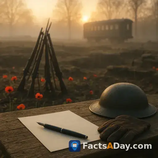 En 1918, la firma de un armisticio silenció finalmente las armas de la Primera Guerra Mundial