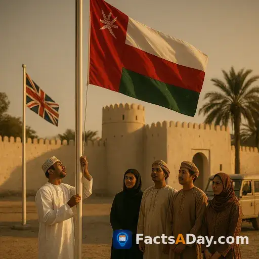 Im Jahr 1971 beendete Oman seinen Status als britisches Protektorat und wurde vollständig unabhängig