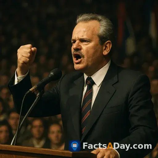 Im Jahr 1988 signalisierte eine feurige Rede von Slobodan Milošević den kommenden Zerfall Jugoslawiens