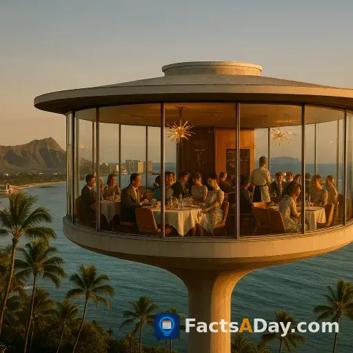 In 1961, the first revolving restaurant in the United States opened in Honolulu