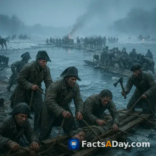 1812年、決死の渡河作戦がナポレオン軍の生き残りを救いました