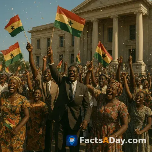 Im Jahr 1957 wurde Ghana als erste Kolonie südlich der Sahara von Großbritannien unabhängig