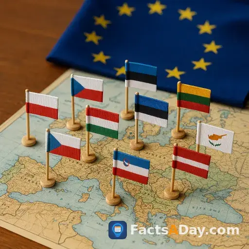Im Jahr 2002 kündigte die Europäische Union ihre größte Erweiterung um zehn neue Nationen an