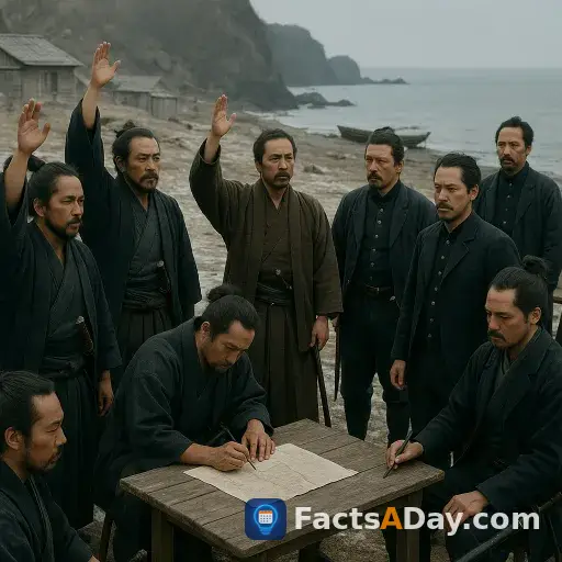 Im Jahr 1869 starteten Samurai-Rebellen Japans einzigen Versuch einer Demokratie