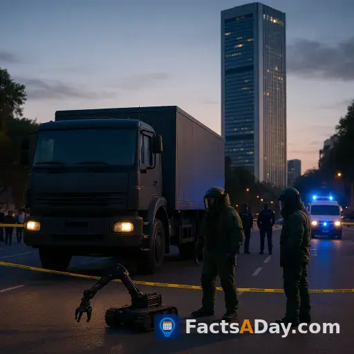 Ein gewaltiger Lkw-Bombenanschlag auf Madrids höchstes Hochhaus wurde 1999 knapp verhindert