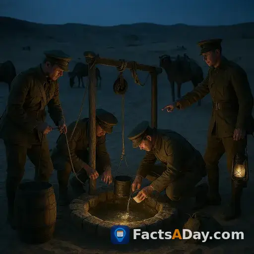 Ein Wüstensieg im Sinai sicherte 1916 die lebenswichtige Wasserversorgung der Alliierten