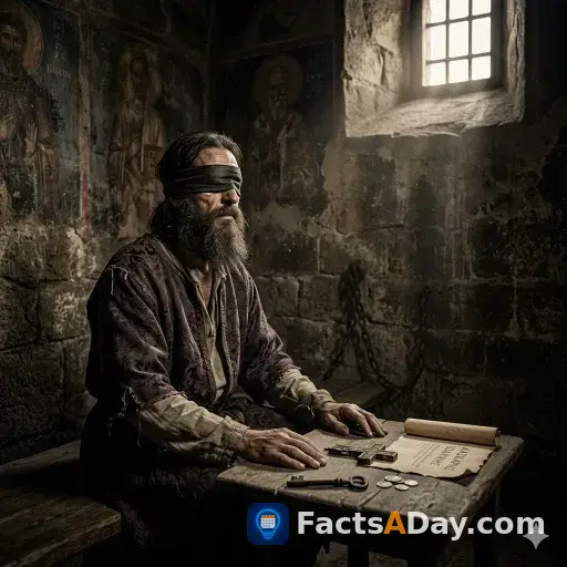An 11-year-old emperor was blinded in 1261 to secure a rival's throne
